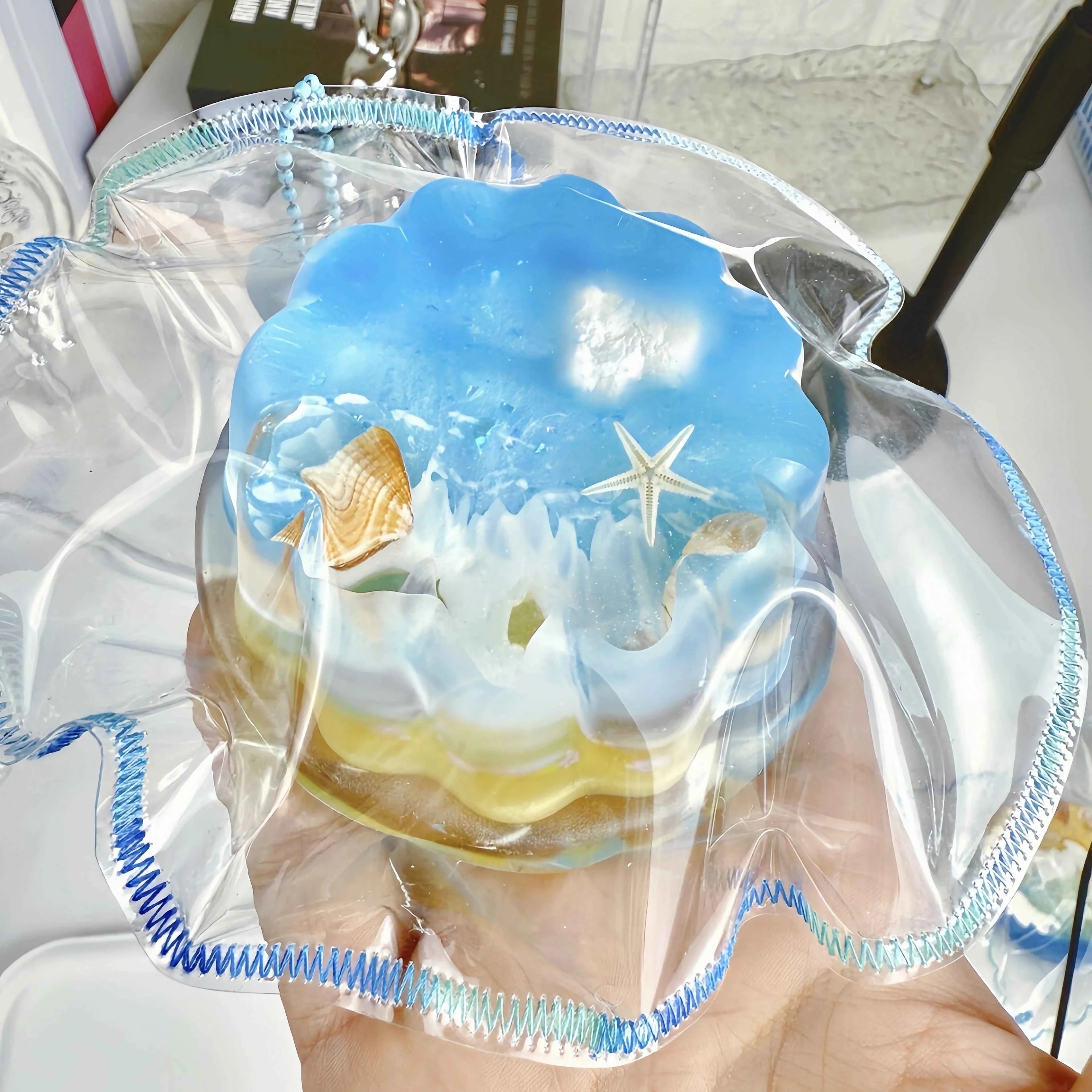 [Clear Silicone Squishy] Summer Beach