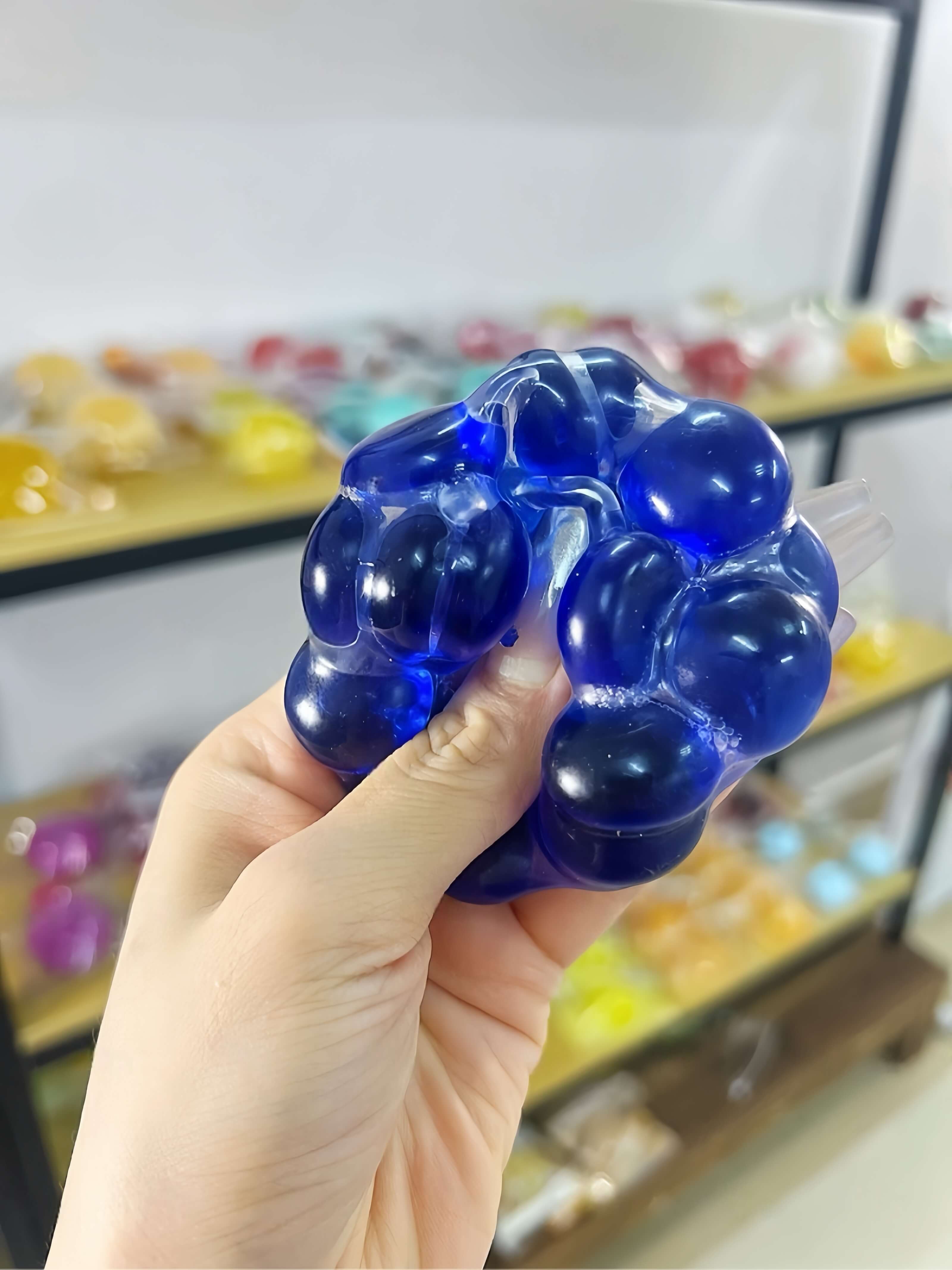 [CHIBOKI]Pearl Squishy Ball – Handmade Stress Relief Toy for All Ages | Pearl Ball