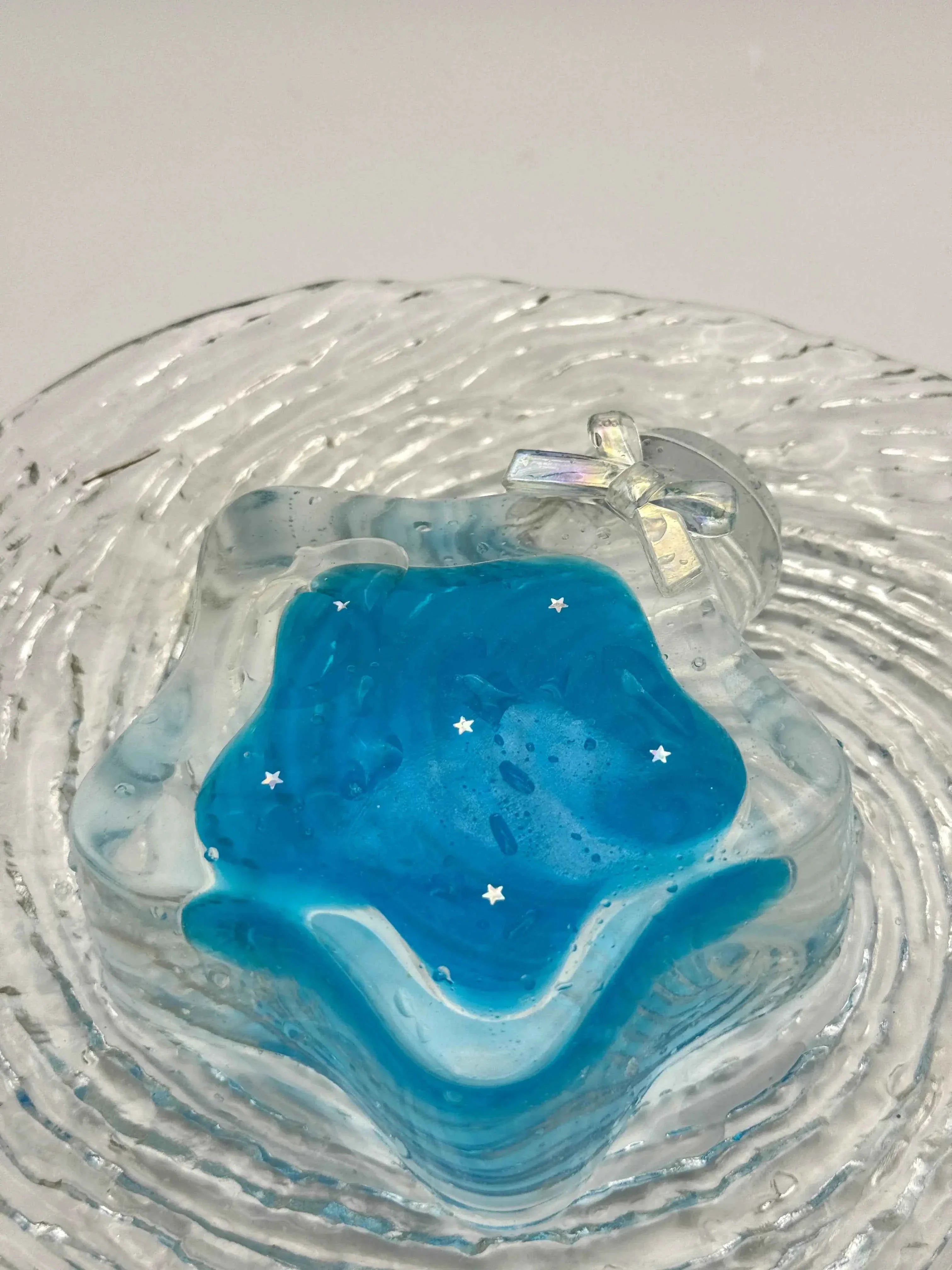 Liquid Sand Star Bottle Squishy: Handcrafted Stress Relief