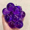 Grape Purple Crystal Vacuum Mega Handcrafted Ball