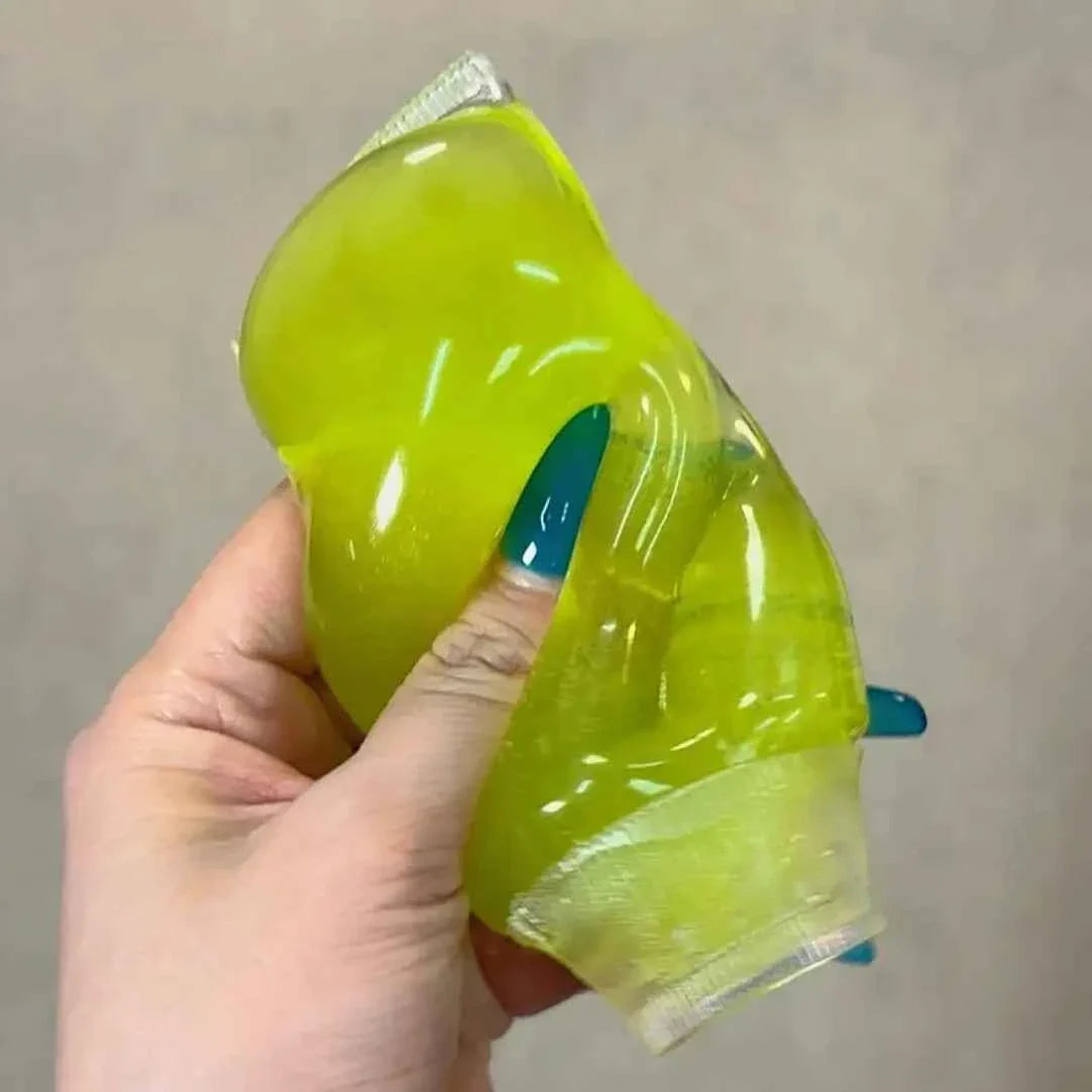 Chiboki Toothpaste Squishy – Glitter Jelly ASMR Toy