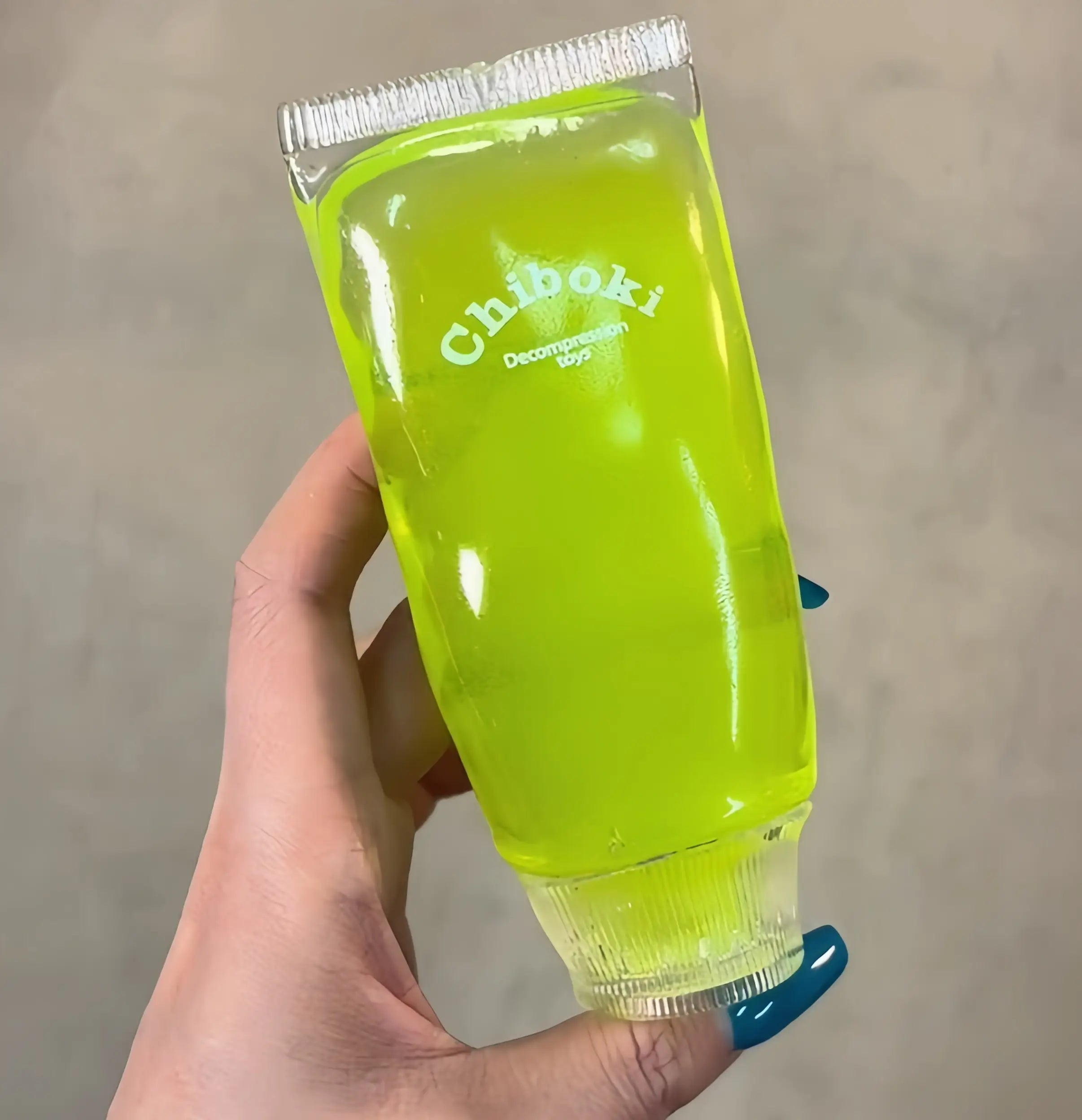 Chiboki Toothpaste Squishy – Glitter Jelly ASMR Toy