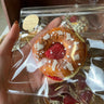 Handmade Strawberry-Filled Bagel Squishy