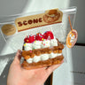 Handmade Strawberry Five-Layer Crispy Tart Squishy