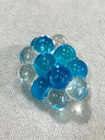 Ice Blue Crystal Vacuum Giant Handcrafted Ball