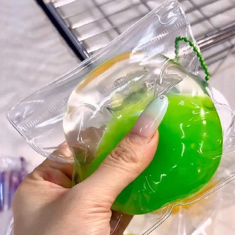 [CHIBOKI]Handmade Layered Gel Jelly Ball Squishy | Center-Filled Stress Relief Toy