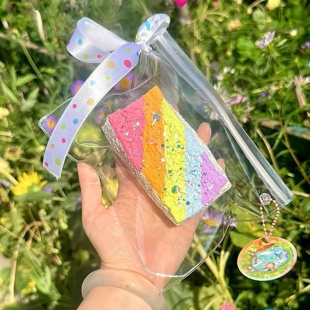 Cute Toast & Sandwich Silicone Squishy Toys