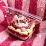 Oversized Mud-Textured Strawberry Snow-Top Toast Squishy
