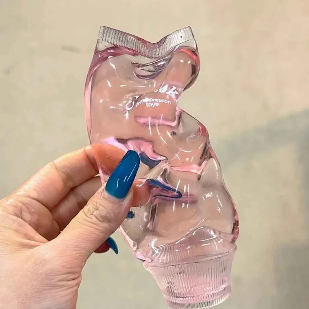Chiboki Toothpaste Squishy – Glitter Jelly ASMR Toy