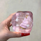 [CHIBOKI] Handmade Cube Crystal Jelly Squishy | Moldable Ultra-Soft Toy
