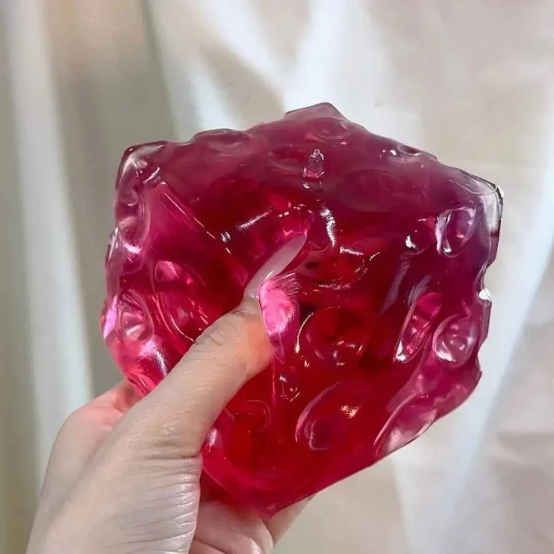 [CHIBOKI] Fruit Gummy Large Cheese Squishy - Handmade Vaseline Slow Rebound Stress Toy