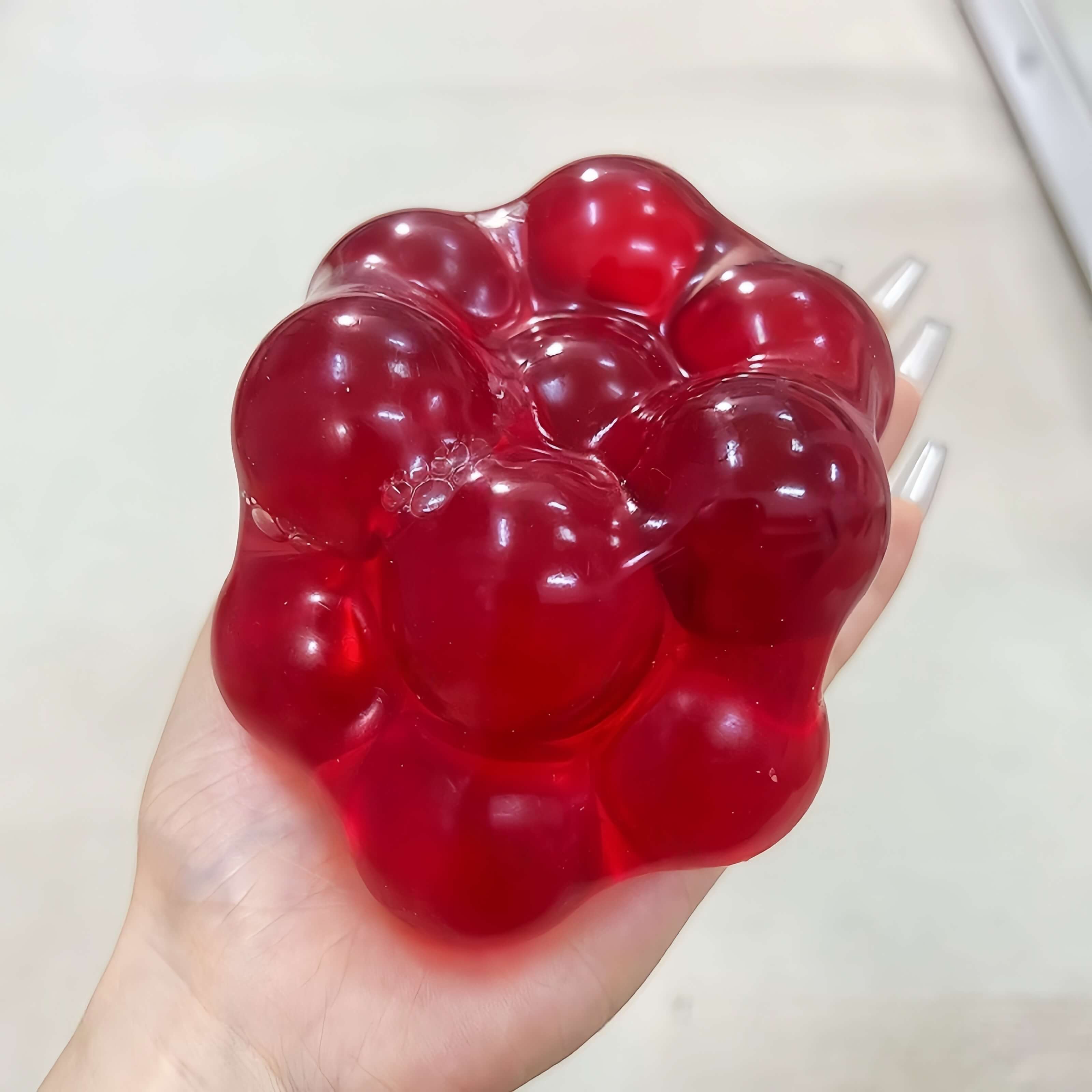 [CHIBOKI]Jumbo Pearl Squishy Ball – Handmade Stress Relief Toy for All Ages