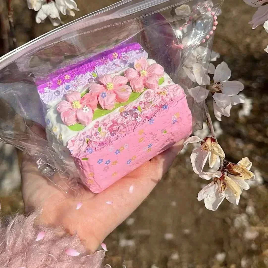 Cute Toast & Sandwich Silicone Squishy Toys