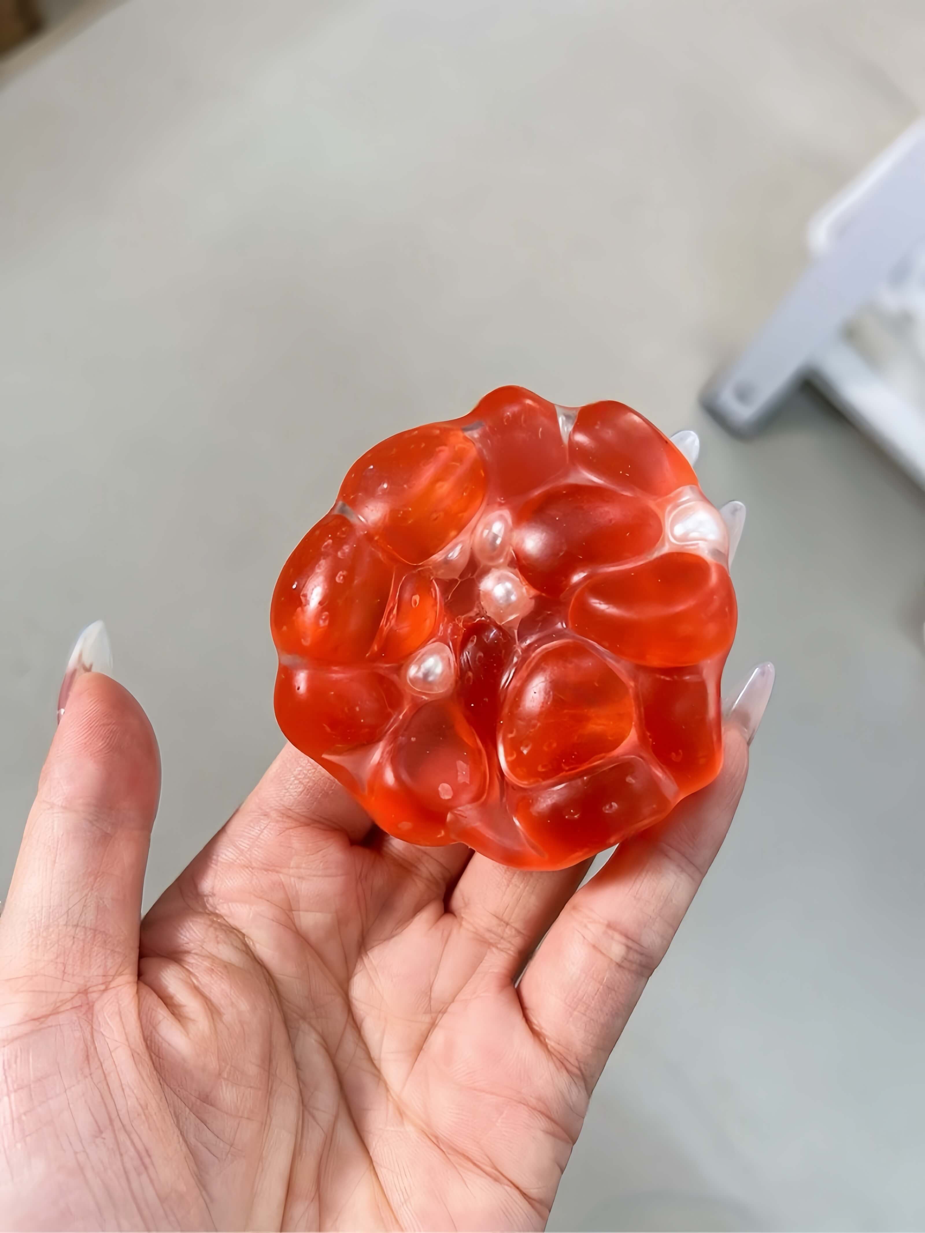 [CHIBOKI]Pearl Squishy Ball – Handmade Stress Relief Toy for All Ages | Pearl Ball