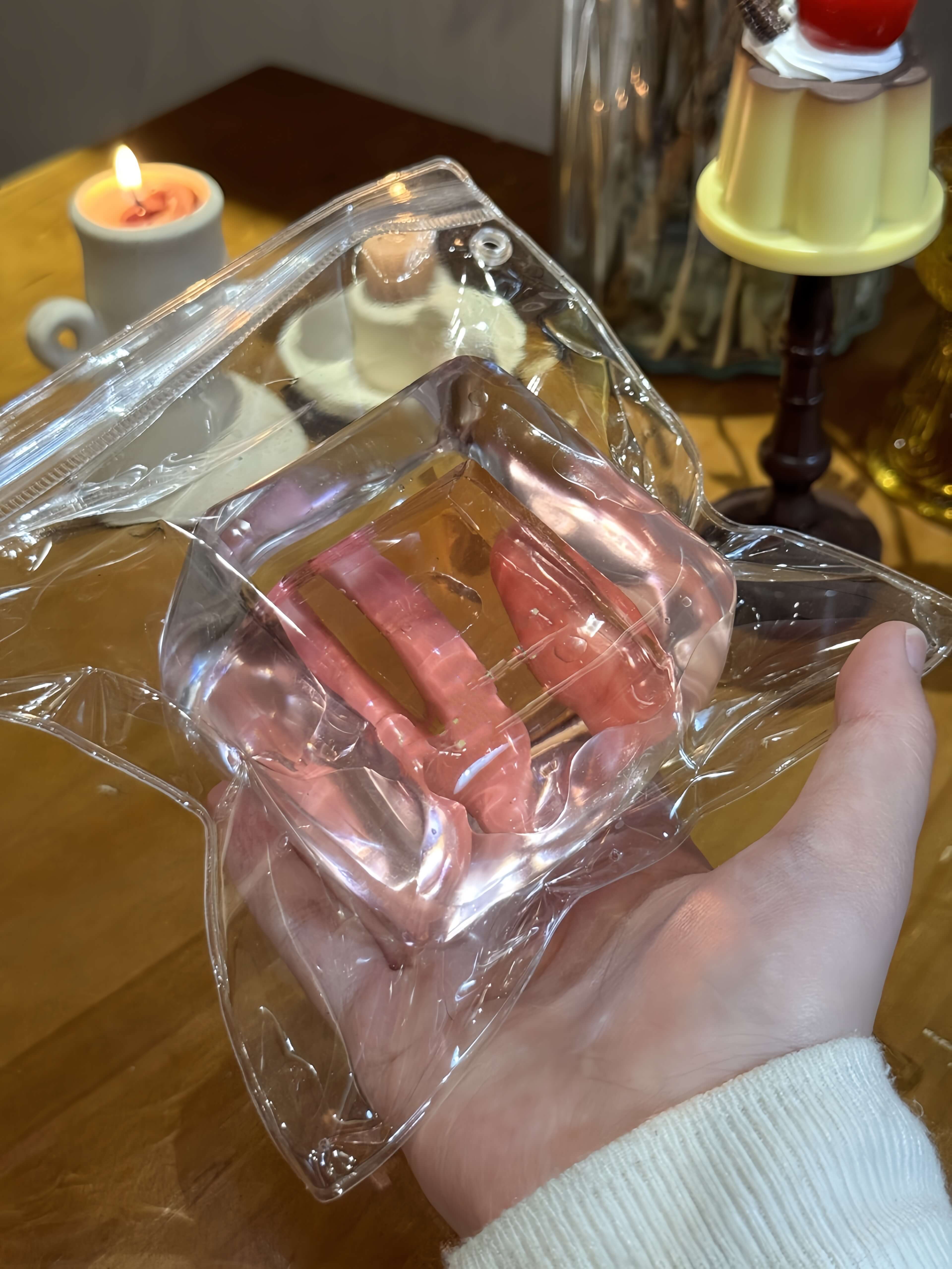 Flowing Sand Ice Block – Ultra Soft, Satisfying to Squeeze