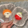 Tomato & Orange Muffin Squishy Set (Glitter Bags)