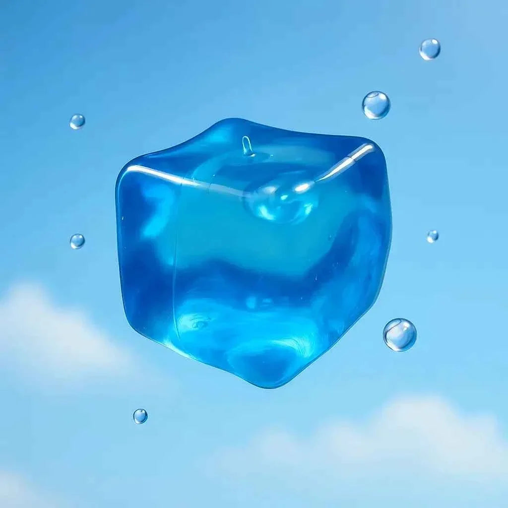 [CHIBOKI]Blue Transparent Crystal Ice Cube Squishy