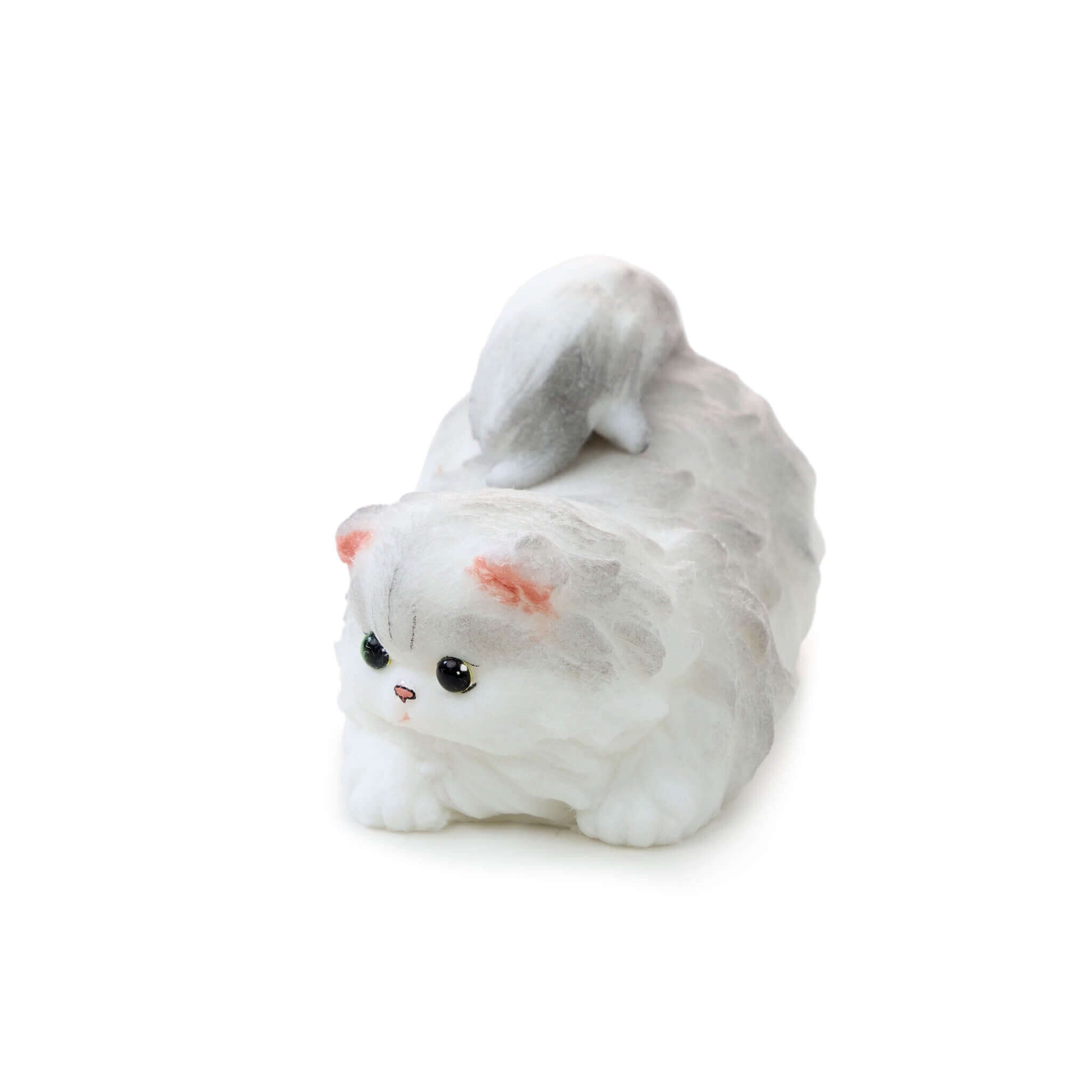 Long-Haired Cat Squishy: Handcrafted Silicone Stress Relief