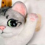 Standing Cat Squishy: Handcrafted Silicone Stress Reliever
