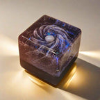Cosmic Cube & Ball Squishy: Transparent Silicone Space Toy